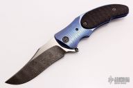 Silver Fox - Damascus, Timascus and Carbon Fiber