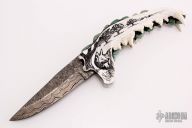 Fixed Blade - Coyote Jaw Bone