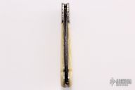 Damascus and Walrus Ivory Lockback