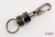 Zirconium and Titanium Keychain