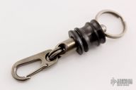 Zirconium and Titanium Keychain